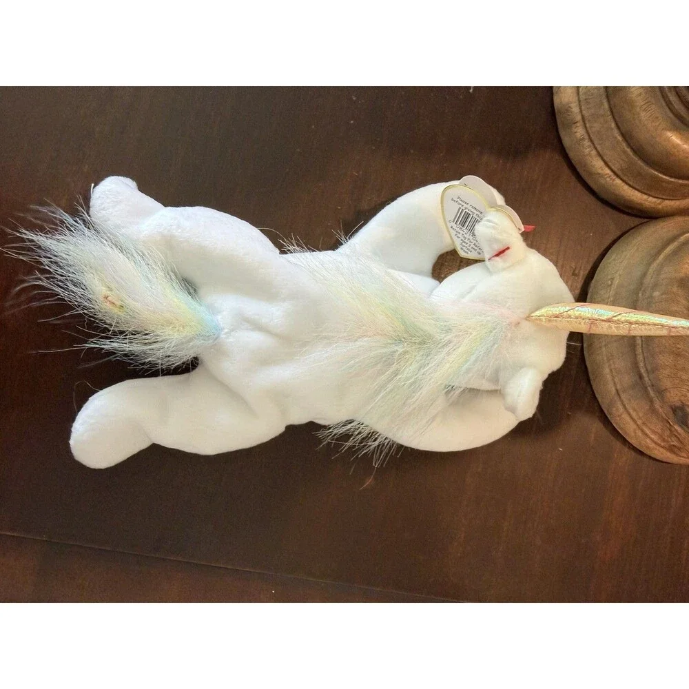 Ty Beanie Baby Mystic -  (Unicorn Irredescent Horn & Furry Mane 1994)